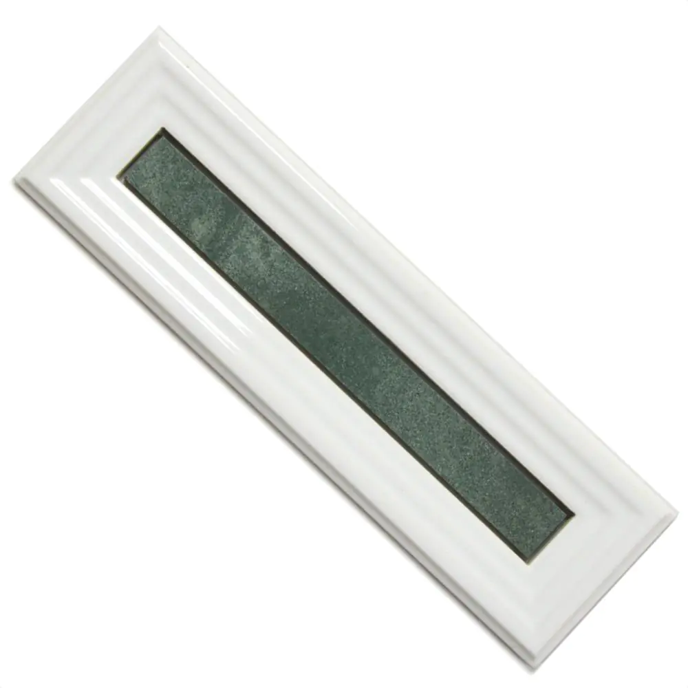 Bordüre Villeroy & Boch 1727 FL25 White Classic weiß grün 10x33 cm I.Sorte Bordüre Villeroy & Boch 1727 FL25 White Classic weiß grün 10x33 cm I.Sorte