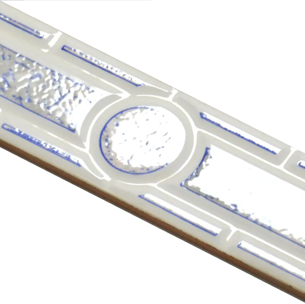 Bordüre Ceramica Montoliu Nr.501 azul weiß blau rosa 5x20 cm Bordüre Ceramica Montoliu Nr.501 azul weiß blau rosa 5x20 cm