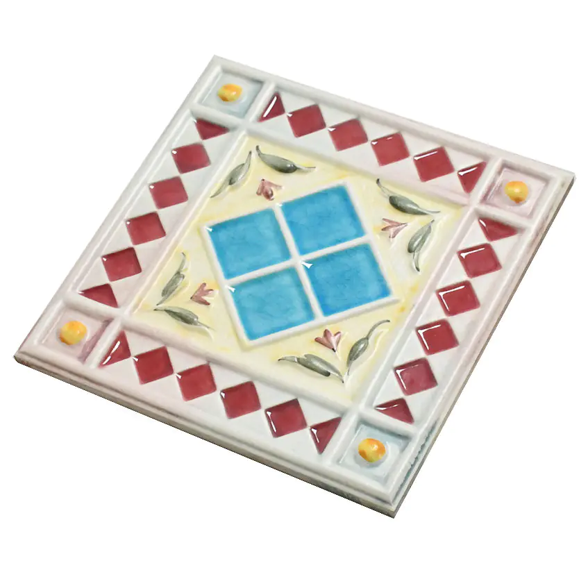 Wandfliese Dekor Villeroy & Boch E3389 1114 LA47 Camargue mehrfarbig 20x20 cm I.Sorte
