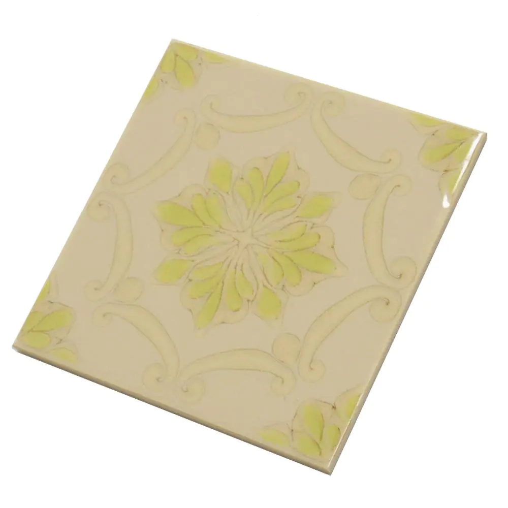 Wandfliese Dekor Servais E2095 118943 beige grün 15x15 cm Wandfliese Dekor Servais E2095 118943 beige grün 15x15 cm