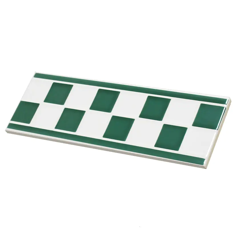 Bordüre Villeroy & Boch Nr.809 1303 D268 Creativa Step by Step grün weiß 10x30 cm I.Sorte Bordüre Villeroy & Boch Nr.809 1303 D268 Creativa Step by Step grün weiß 10x30 cm I.Sorte