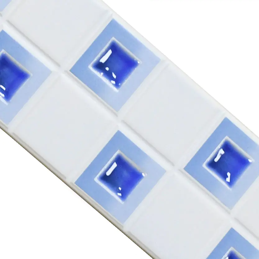 Bordüre Villeroy & Boch Nr.869 1757 SM18 White Classic weiß blau 10x33 cm I.Sorte Bordüre Villeroy & Boch Nr.869 1757 SM18 White Classic weiß blau 10x33 cm I.Sorte