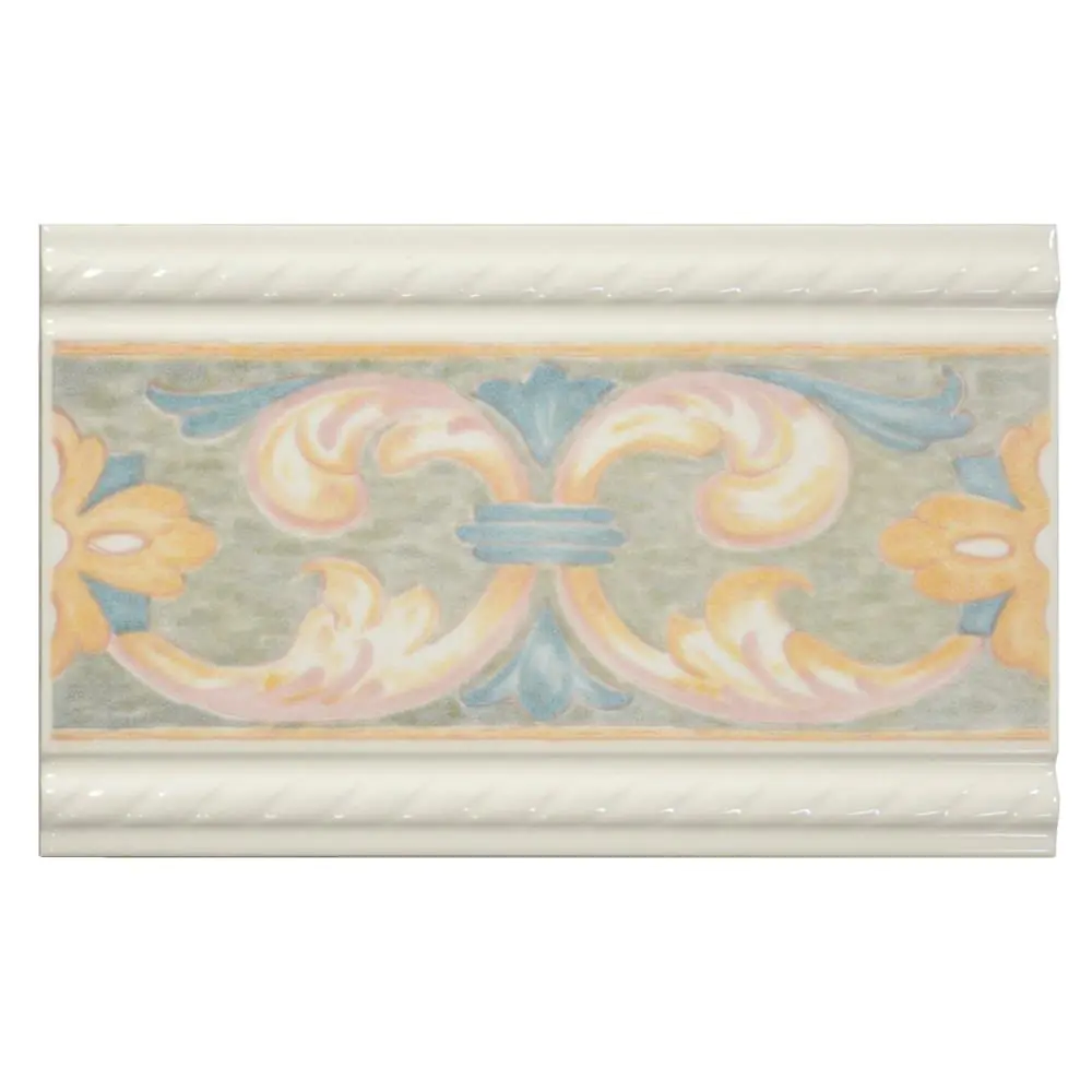 Bordüre Porcelanosa Nr.496 creme bunt Floral 20x31,5 cm