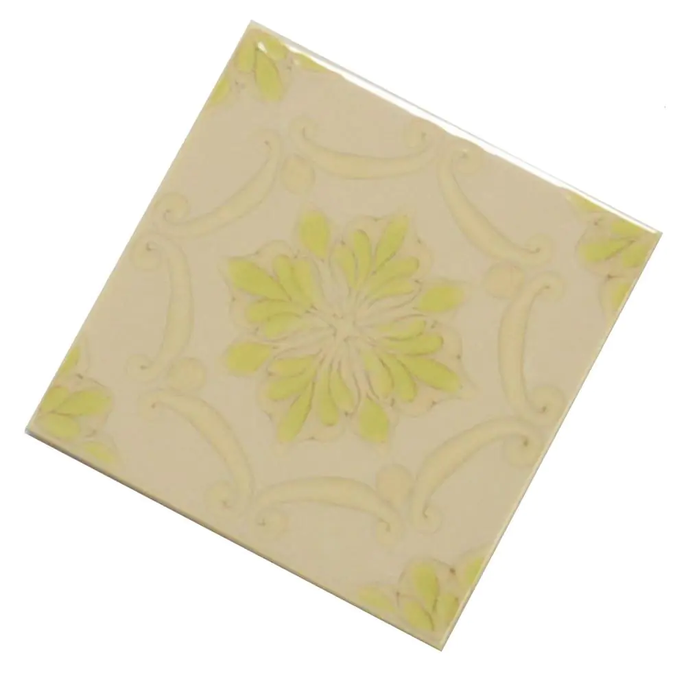 Wandfliese Dekor Servais E2095 118943 beige grün 15x15 cm Wandfliese Dekor Servais E2095 118943 beige grün 15x15 cm