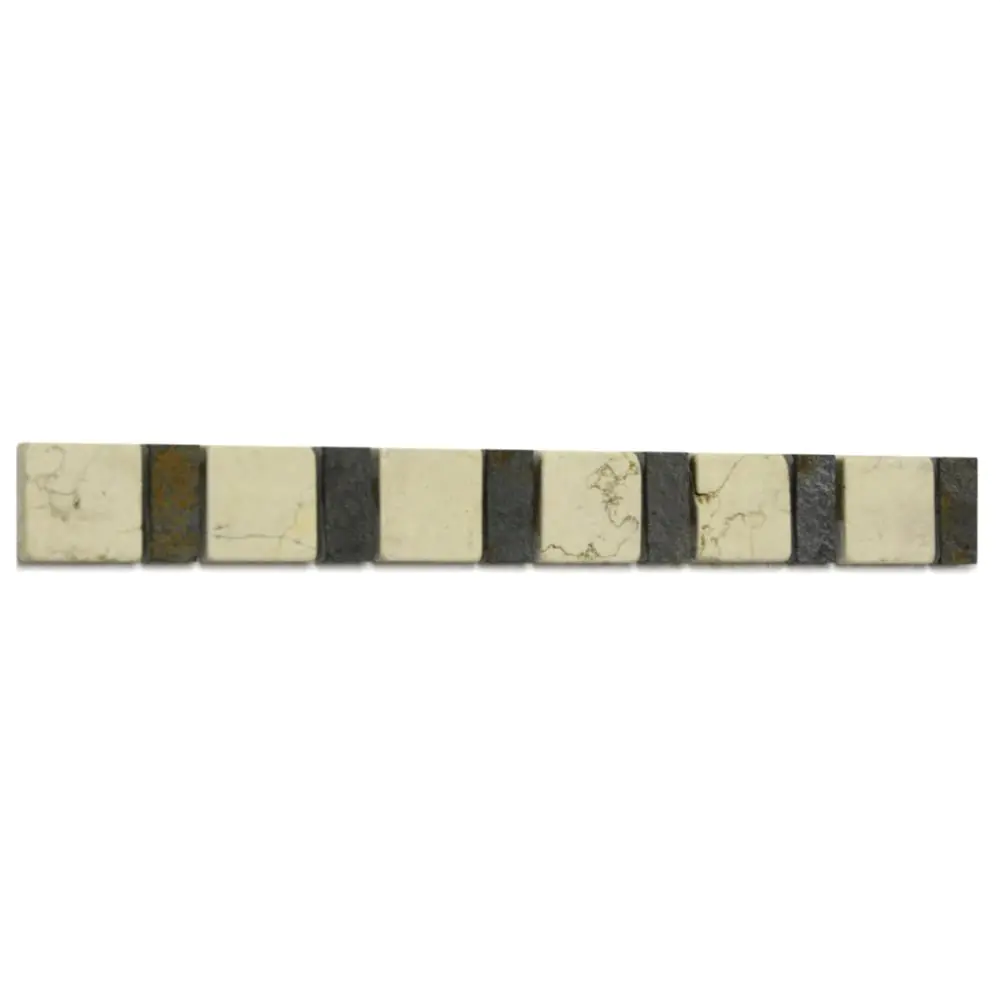 Bordüre Foredil Nr.112 creme anthrazit 3,5x31 cm Bordüre Foredil Nr.112 creme anthrazit 3,5x31 cm
