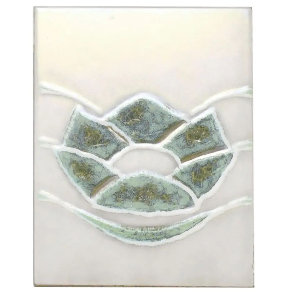 Wandfliese Dekor Villeroy & Boch E5301 1330 W02 D51 grau grün 20 x 25 cm I.Sorte
