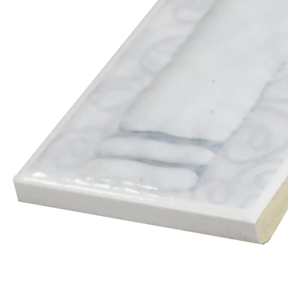 Bordüre Agrob Buchtal Nr.943 238886 weiß blau grau 6,5x25 cm I.Sorte Bordüre Agrob Buchtal Nr.943 238886 weiß blau grau 6,5x25 cm I.Sorte