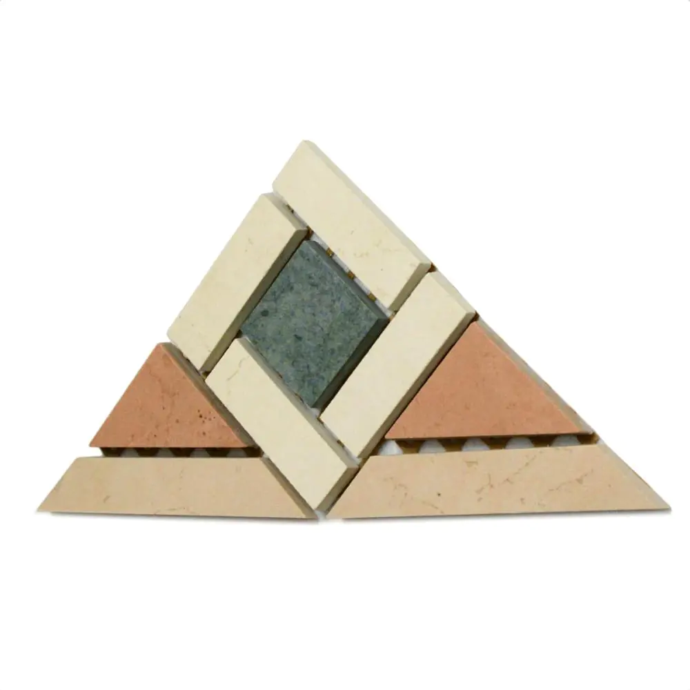 Mosaik Agrob Buchtal 056063 Kuros cotto creme grün 15x30 cm I.Sorte