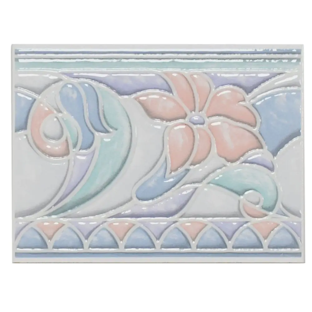 Bordüre Villeroy & Boch E5028 1315 R613 Tiffany multicolor 15x20 cm I.Sorte