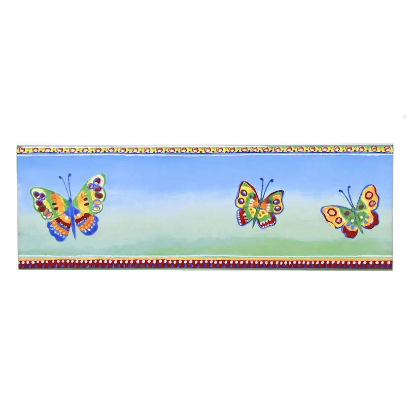 Bordüre Villeroy & Boch Nr.773 1458 D282 Creativa Butterfly mehrfarbig 10x30 cm I.Sorte Bordüre Villeroy & Boch Nr.773 1458 D282 Creativa Butterfly mehrfarbig 10x30 cm I.Sorte