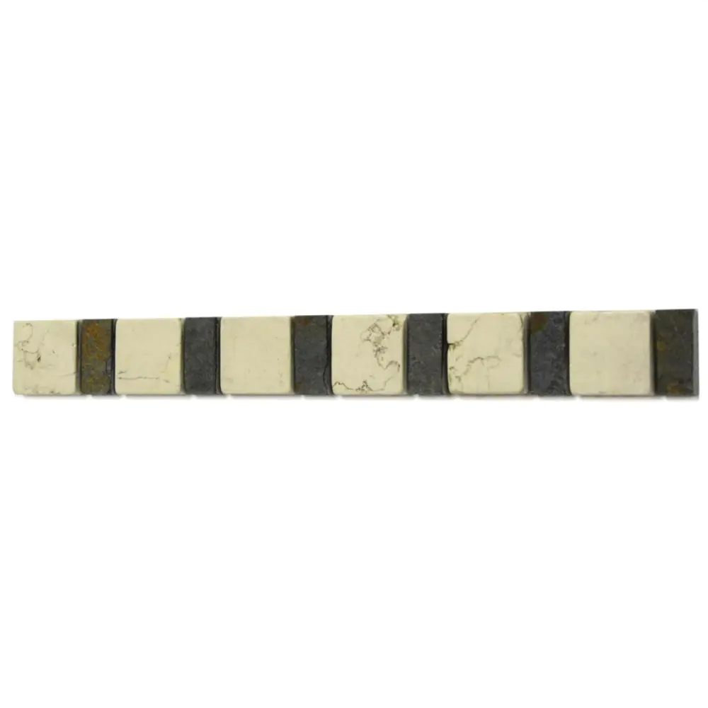 Bordüre Foredil Nr.112 creme anthrazit 3,5x31 cm Bordüre Foredil Nr.112 creme anthrazit 3,5x31 cm