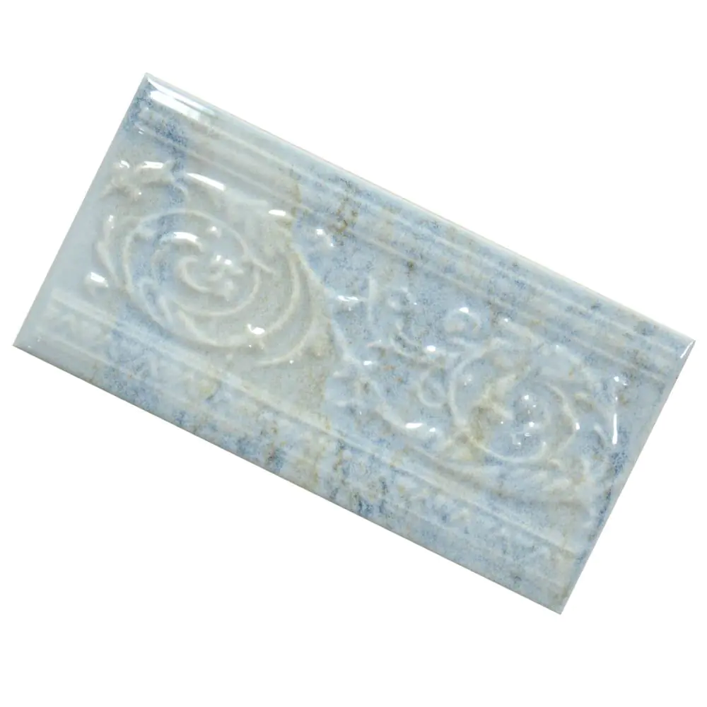 Bordüre Porcelanosa Nr.430 Florencia celeste blau 10x20 cm Bordüre Porcelanosa Nr.430 Florencia celeste blau 10x20 cm