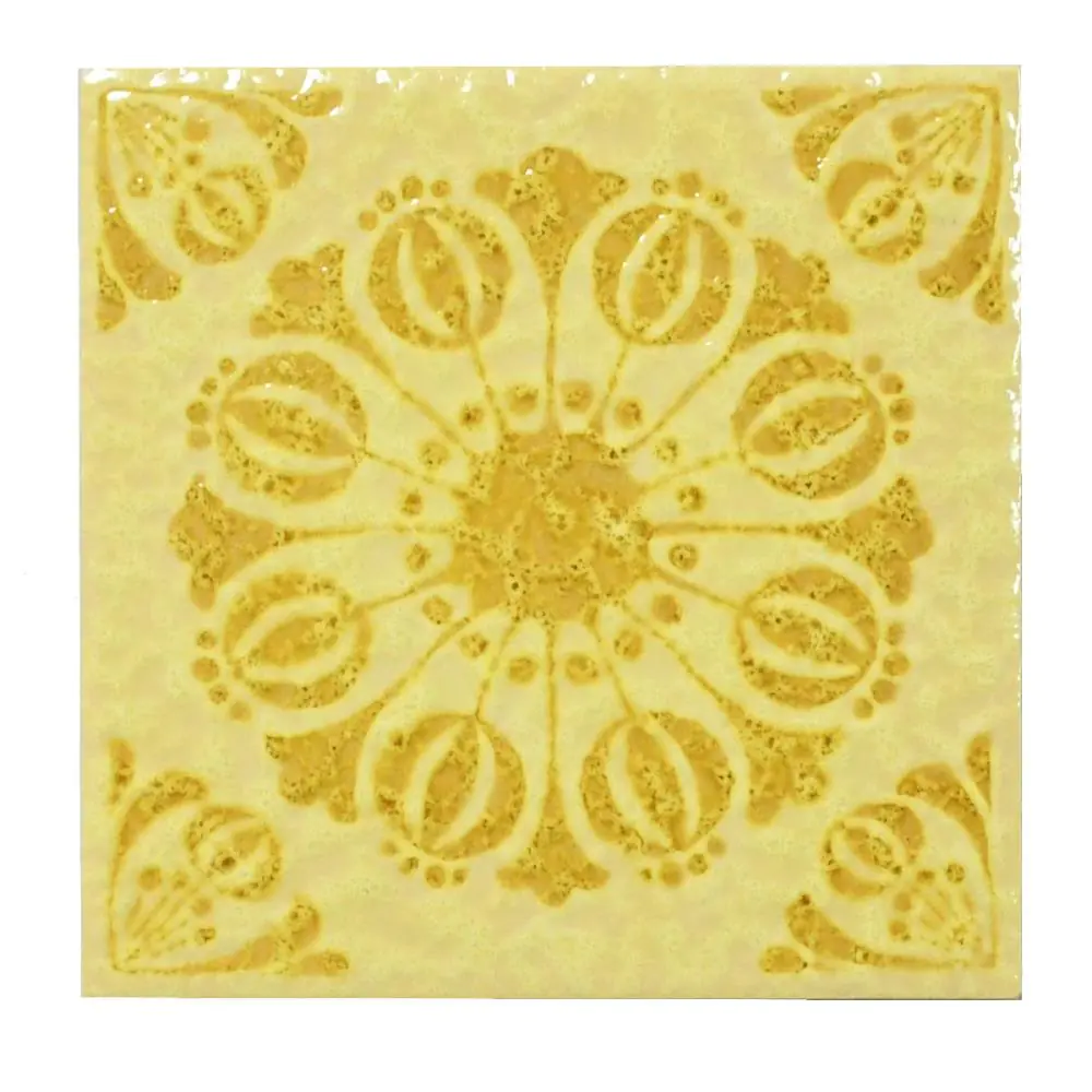 Wandfliese Dekor Steuler Design E3028 873 Prinzess krokusgelb 15x15 cm