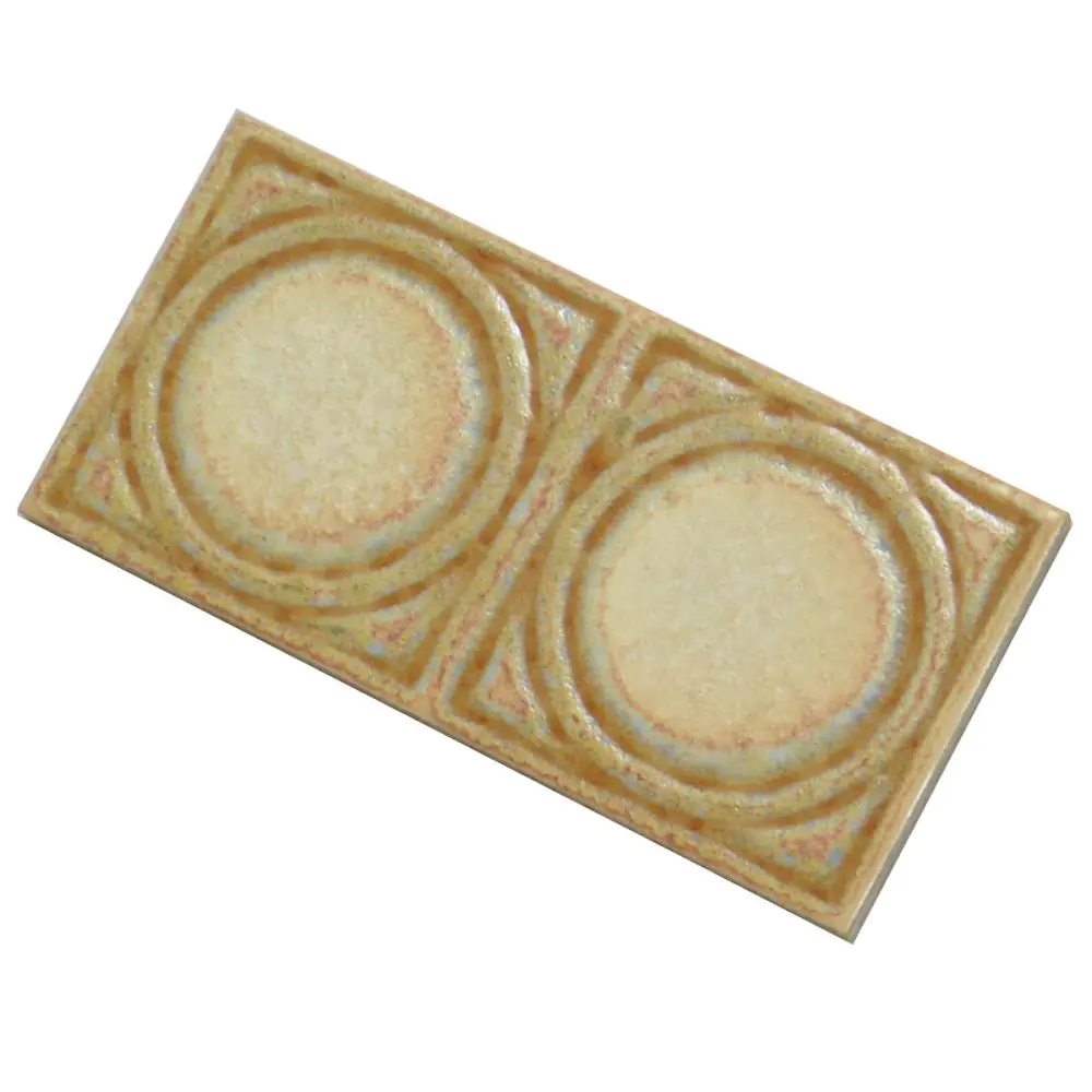 Bodenfliese Dekor Mosa E2828 2411 beige braun 10x20 cm I.Sorte