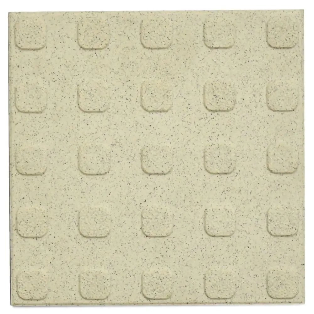 Bodenfliese Zahna E4415 861 weiß grau gesprenkelt genoppt 15x15 cm
