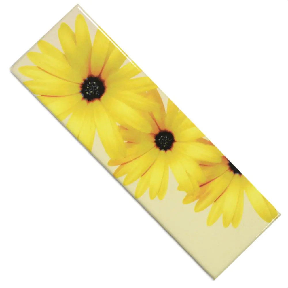Bordüre Villeroy & Boch 1483 CS63 Creative System gelb Blume 6,5x20 cm I.Sorte Bordüre Villeroy & Boch 1483 CS63 Creative System gelb Blume 6,5x20 cm I.Sorte