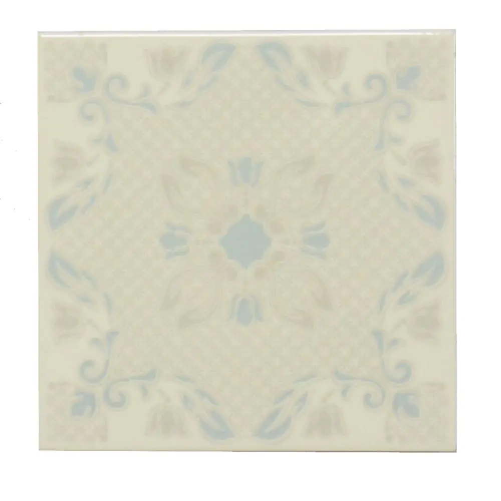 Wandfliese Dekor Agostino E2898 creme grau blau 15x15 cm I.Sorte Wandfliese Dekor Agostino E2898 creme grau blau 15x15 cm I.Sorte