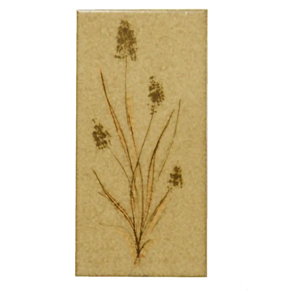 Wandfliese Dekor Servais E2763 488643 beige braun gelb 10x20 cm I.Sorte